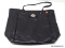 KATE SPADE BLACK LEATHER HANDBAG WITH LARGE FRONT POCKET. MEASURES APPROX. 17