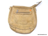 REBECCA MINKOFF TAN SUEDE HANDBAG (MISSING STRAP) WITH STUD DETAILING. MEASURES APPROX. 10.5