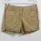 J.CREW CHINO BROKEN-IN SHORTS TAN WOMENS 6