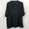 HARBOR BAY POLO SHIRT BLACK MENS 4X BIG