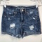 AEROPOSTALE DENIM JEANS SHORTS DISTRESSED WOMENS 0