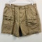 ST JOHNS BAY CARGO SHORTS TAN MENS 40