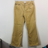 ANN TAYLOR LOFT TAN SUEDE PANTS WOMENS 6