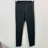 SIMPLY VERA VERA WANG STRETCH PANTS GRAY WOMENS SMALL