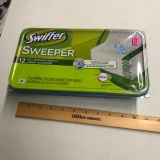 SWIFFER SWEEPER PADS - 12 WET MOPPING REFILLS - NEW