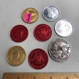ASSORTED COIN/MEDALLIONS