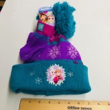 WALT DISNEY FROZEN WINTER HAT & MITTENS - NEW