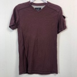 MODERN CULTURE SHIRT MAROON MENS SMALL