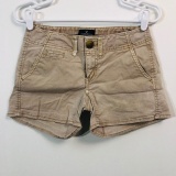 AMERICAN EAGLE OUTFITTERS SHORTS STRETCH SOME DISTRESSING TAN  WOMENS 0