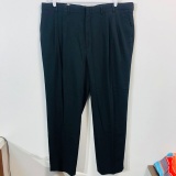 ALEXANDER LLOYD DRESS PANTS BLACK MENS 40X32