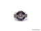 .925 STERLING SILVER LADIES 4 CT SAPPHIRE GEMSTONE RING. SIZE 8 1/2.