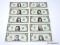 (10) U.S. 1 DOLLAR PRESIDENTIAL PORTRAIT NOTES.