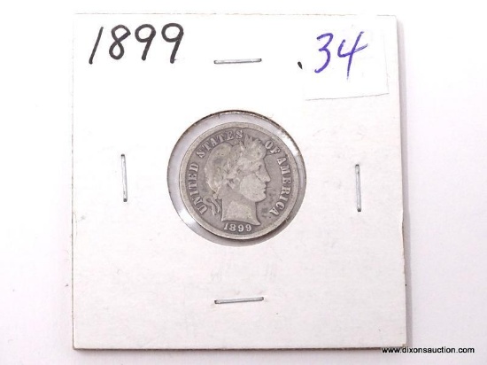 1899 BARBER DIME.