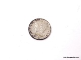 1943-D UNCIRCULATED TONED MERCURY DIME.