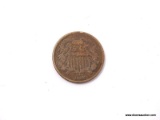 1866 U.S. TWO CENT PIECE.