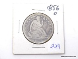 1856-O LIBERTY SEATED HALF DOLLAR.