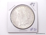 1890-S GEM UNCIRCULATED MORGAN SILVER DOLLAR