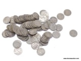 100 ASSORTED BUFFALO NICKELS.