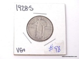 1928-S STANDING LIBERTY QUARTER.