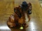 GOEBEL FIGURINE OF A DACHSHUND. #30016129. MEASURES 5 IN X 8 IN X 11 IN. ITEM IS SOLD AS IS WHERE IS