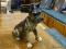 GOEBEL FIGURINE OF A TERRIER. #3001. MEASURES 6 IN X 9 IN X 11 IN. ITEM IS SOLD AS IS WHERE IS WITH