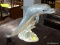 GOEBEL FIGURINE OF A DOLPHIN. #36-811. MEASURES 11 IN X 8.5 IN X 9 IN. ITEM IS SOLD AS IS WHERE IS