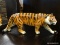 GOEBEL FIGURINE OF A TIGER. #36 022 17. MEASURES 19 IN X 6 IN X 8 IN. ITEM IS SOLD AS IS WHERE IS