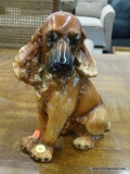 GOEBEL FIGURINE OF A SPANIEL. #15-30. MEASURES 6 IN X 9 IN X 12 IN. ITEM IS SOLD AS IS WHERE IS WITH