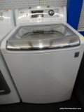 LG TRUE BALANCE WASHING MACHINE WITH INVERTER DIRECT DRIVE AND SMART DIAGNOSIS. HAS A DIGITAL