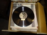 BOX LOT OF EDISON PHONOGRAPH RECORDS WITH TITLES TO INCLUDE ALL THE TIME FOX TROT, UP IN THE CLOUDS