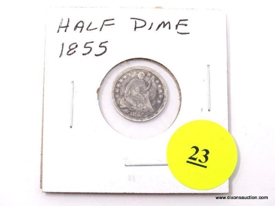 1855 HALF DIME-SEATED LIBERTY