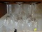 (FAM) SET OF 7 MARQUIS BY WATERFORD CRYSTAL RED WINE STEMS. ITEM IS SOLD AS IS WHERE IS WITH NO