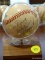 (BAS) AUTOGRAPHED BASEBALL SIGNED BY PHIL RIZZUTO. ITEM IS SOLD AS IS WHERE IS WITH NO GUARANTEES OR