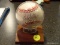 (BAS) AUTOGRAPHED BASEBALL SIGNED BY BOB FELLER. ITEM IS SOLD AS IS WHERE IS WITH NO GUARANTEES OR