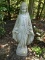 (OUT) CONCRETE STATUE OF MARY. MEASURES 26 IN TALL. ITEM IS SOLD AS IS WHERE IS WITH NO GUARANTEES