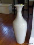 (SUN ROOM) DECORATIVE VASE FROM AT HOME. MEASURES 24 IN TALL. ITEM IS SOLD AS IS WHERE IS WITH NO