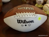 (BAS) AUTOGRAPHED FOOTBALL SIGNED BY JOE MONTANA, DON SHULA, FRANK GIFFORD AND MORE! ITEM IS SOLD AS