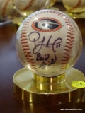 (BAS) AUTOGRAPHED BASEBALL BY A MEMBER OF THE DELMARVA SHOREBIRDS. ITEM IS SOLD AS IS WHERE IS WITH