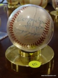 (BAS) AUTOGRAPHED BASEBALL SIGNED BY WAYNE GARRETT, RALPH KINER, TUG MCGRAW, AND MORE! ITEM IS SOLD