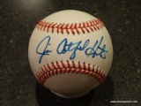 (BAS) AUTOGRAPHED BASEBALL SIGNED BY JIM CATFISH HUNTER. ITEM IS SOLD AS IS WHERE IS WITH NO