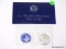 1971 Eisenhower Silver Dollar - blue envelope