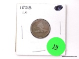 1858-LL Flying Eagle Cent