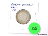 1922 Great Britain 1 Shilling - silver