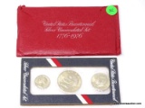 1976 Three Coin Bicentennial Silver Set