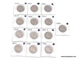 various Buffalo Nickels - Bag of 13 coins