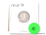 1912-D Dime - Barber