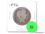 1896 Half Dollar - Barber