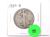 1927-S Half Dollar - Walking Liberty