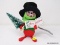 ANNALEE CHRISTMAS CAROLING MOUSE. SIMILAR ITEMS VALUED AT $55 ON SUECOFFEE.COM. ITEM IS SOLD AS IS