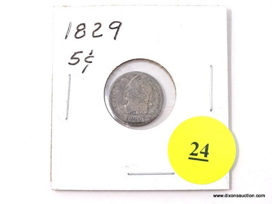 1829 5 Cents - Capped Bust